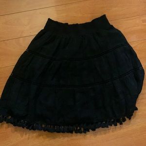 Boho Loft black skirt